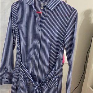 Button down Love live mini dress